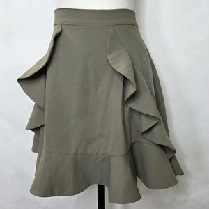 C/MEo Collective  Ruffle  front Mini skirt